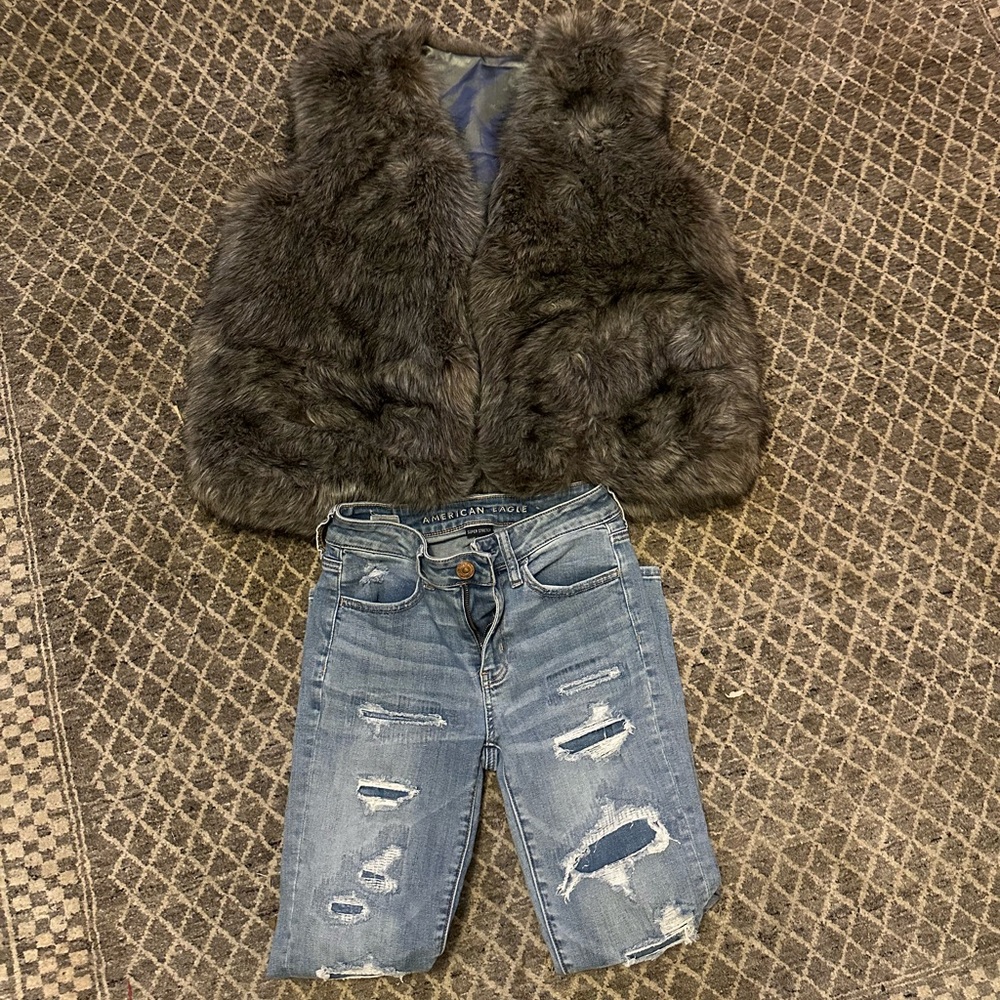 Sam Moon Faux Fur Vest